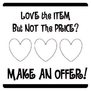 All reasonable offers welcomed!